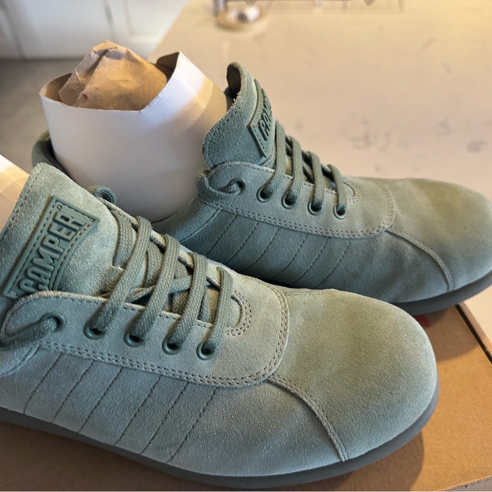 Camper Men's Mint Suede ORIGINAL PELOTAS. Size 43/US10